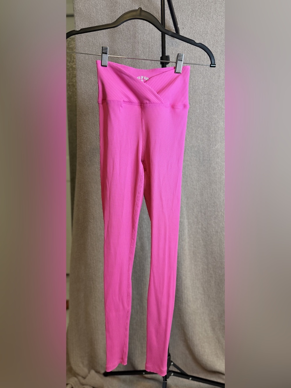 Year of Ours Ribbed Veronica Legging Pink